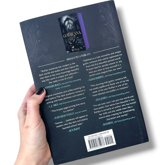 Enigma: A Dark Academia Romance By: RUNYX Special Edition Hardcover Book - Picture 4 of 8